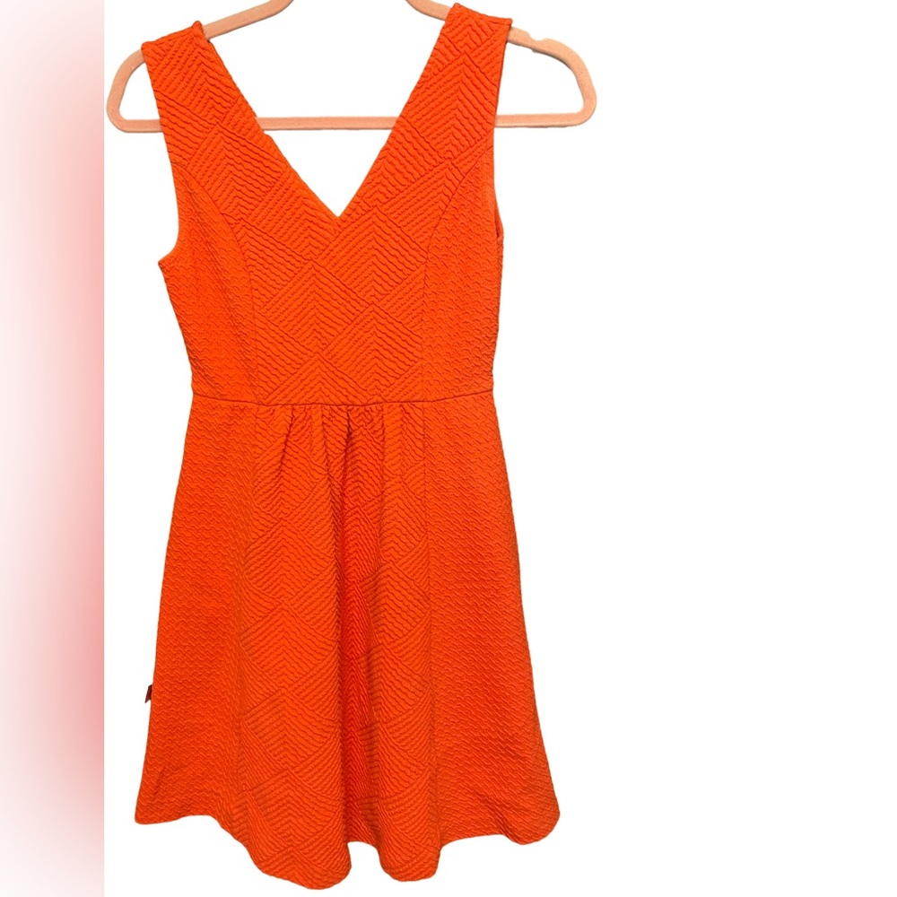 MAEVE by Anthropologie Orange/Red Mini Dress